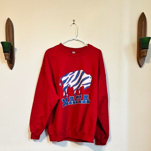 Bills Mafia Crewneck//Size XL - Picture 1 of 3